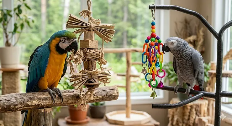 Comparison of safe organic bird toys versus conventional plastic options for Canadian pet owners. organic bird toys vs conventional