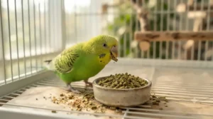 Label certifié biologique pour nourriture d'oiseau.