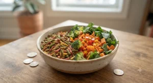 A bowl filled with a mix of seeds and colorful pellets showing how to transition your pet bird to a healthy conure pellet diet.