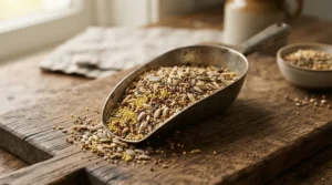 Organic grain blend serving as the best budgie food option for healthy Canadian pets